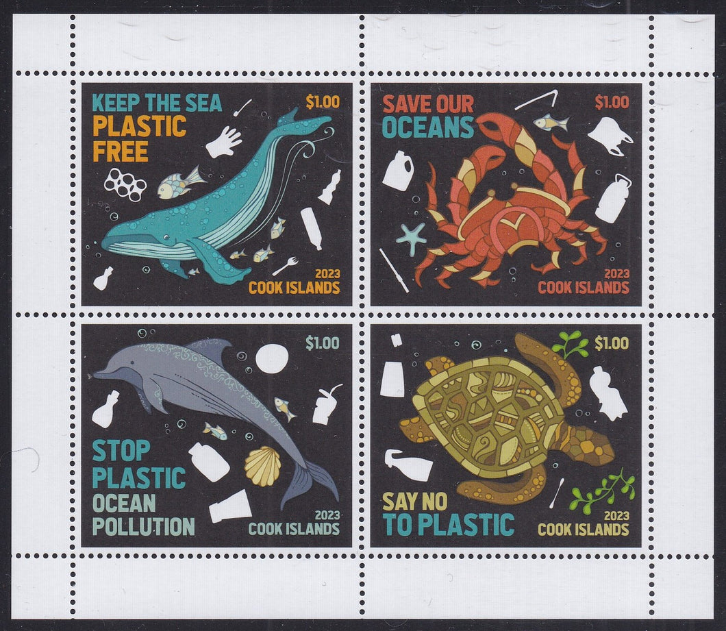 Cook Islands (2023) Plastic Free - MS/4, MNH