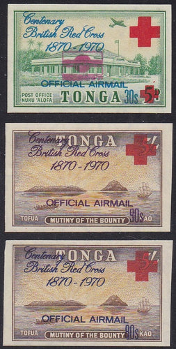 Tonga # CO41-CO43 (1971) Philatelic Exposition Tokyo - Sgls, Set/3, MLH