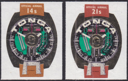 Tonga # CO47 - CO48 (1971) Watches - Sgls, Set/2, MLH