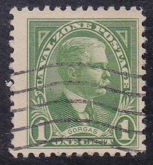 Canal Zone  # 105 (1928) Gen Crawford Gorgas - Sgl, Used