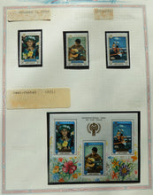 Aitutaki (1972-98) Collection I - on Minkus pgs, most MNH