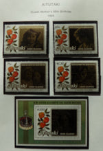 Aitutaki (1972-98) Collection I - on Minkus pgs, most MNH