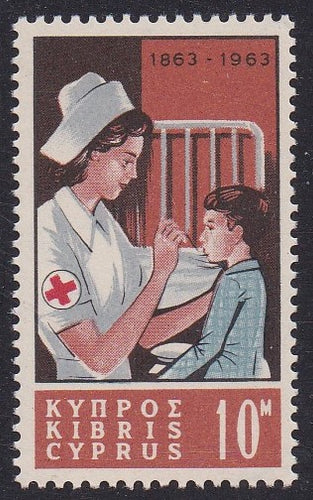 Cyprus # 227 (1963) Red Cross - Sgl, MNH