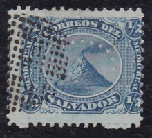 El Salvador # 1-2 (1867) Volcano San Miguel - Sgls, Set/2, Used