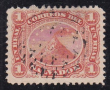 El Salvador # 1-2 (1867) Volcano San Miguel - Sgls, Set/2, Used