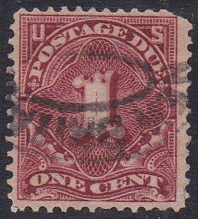 # J38 (1895) Postage Due - Used, 2nd (Q1)