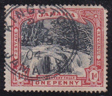 Jamaica # 32 (1901) Llandovery Falls - Sgl, Used