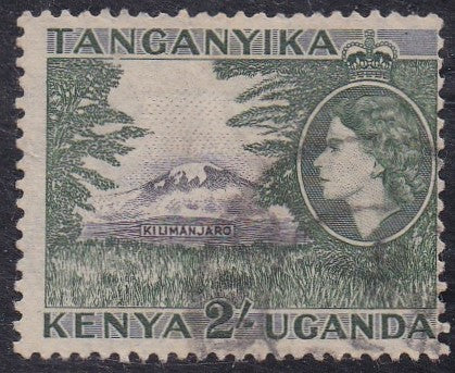 Kenya, Uganda & Tanzania # 114 (1954) Kilimanjaro - Sgl, Used