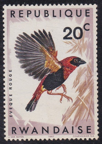 Rwanda # 239 (1967) Bird - Sgl, MNH