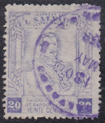 El Salvador # 677 (1955) Capt Gen Barrios - Sgl, Used