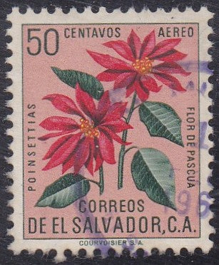 El Salvador # C191 (1960) Flower - Sgl, Used