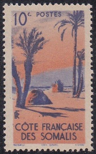 Somali Coast # 248 (1947) Tent - Sgl, MH