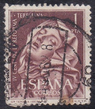 Spain # 1106 (1962) St Theresa - Sgl, Used