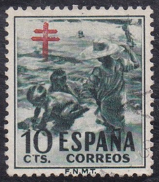 Spain # RA33 (1951) King Gonzalez - Sgl, Used