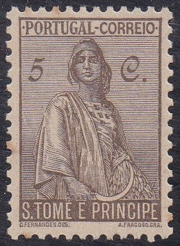 St Thomas & Prince Island # 284 (1934) Ceres - Sgl, MH