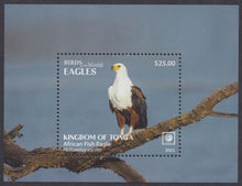 Tonga (2022) Birds of the World, Eagles - S/S, Set/4, MNH