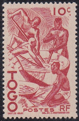 Togo # 309 (1947) Palm Oil - Sgl, MLH