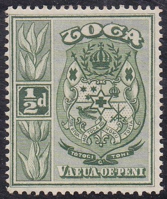 Tonga # 39 (1934) Coat of Arms - Sgl, MNH