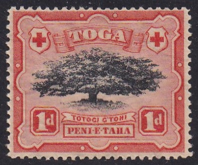 Tonga # 40 (1897) Ovava Tree - Sgl, MLH