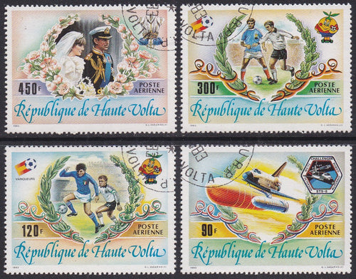 Upper Volta # C273-76 (1983) Anniversaries & Events - Sgls, Set/4, MNH, CTO