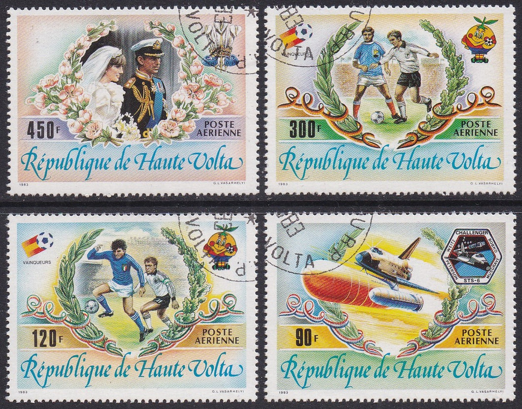 Upper Volta # C273-76 (1983) Anniversaries & Events - Sgls, Set/4, MNH, CTO