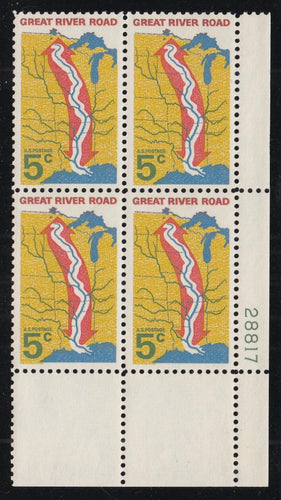 # 1319 (1966) River Road, Not tagged - PB, LR #28817, MNH