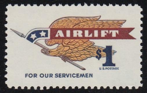 # 1341 (1968) Airlift, Eagle - Sgl, MNH