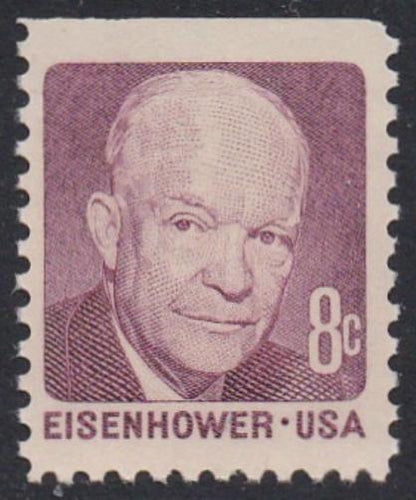 # 1395d (1972) Eisenhower, YDG - Bklt sgl, MNH