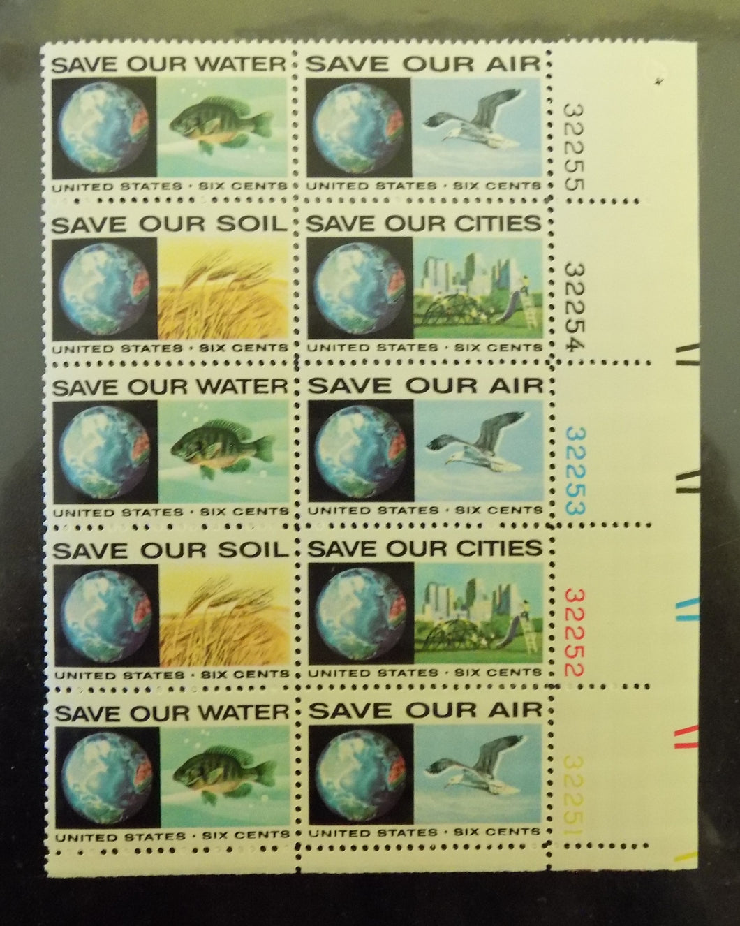 # 1410-13 (1970) Anti-Pollution - PB, LR #32251, MNH