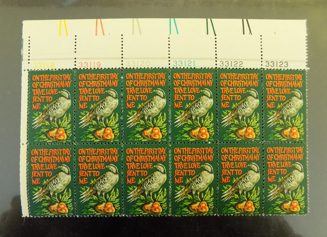 # 1445 (1971) Partridge in Pear Tree - PB/12, UR #33123, MNH, Freak Line