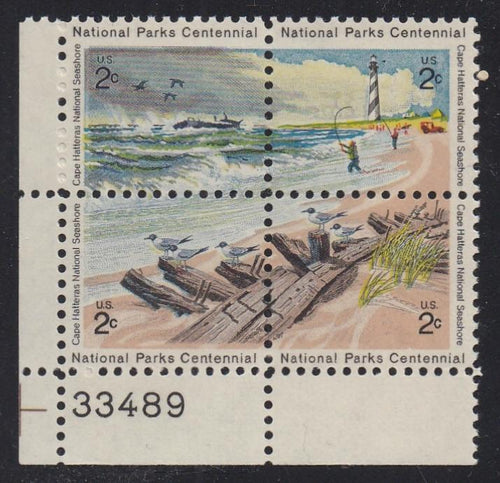 # 1448-51 (1972) Cape Hatteras - PB, LL #33489, MNH