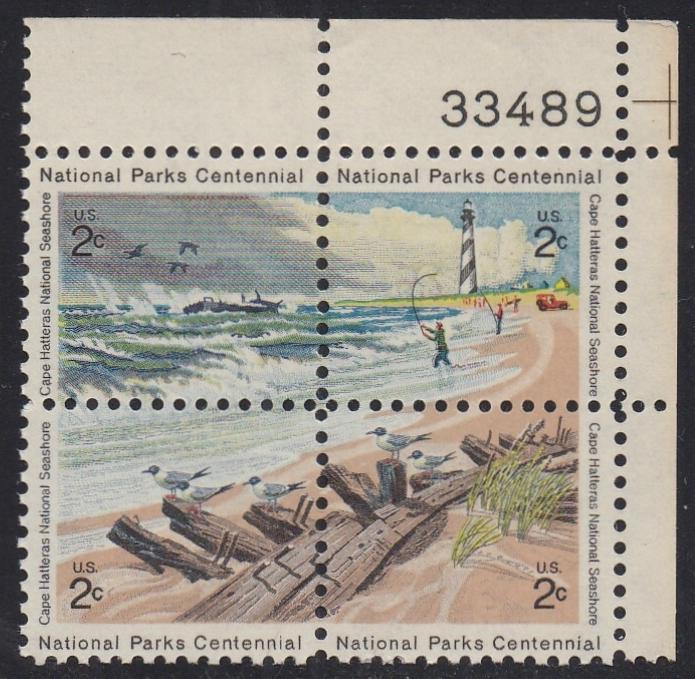 # 1448-51 (1972) Cape Hatteras - PB, UR #33489, MNH