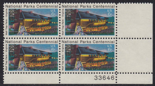 # 1452 (1972) Wolf Trap Farm - PB, LR #33646, MNH