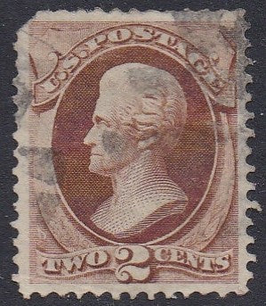 # 146 (1870) Jackson - Sgl, Used, fault