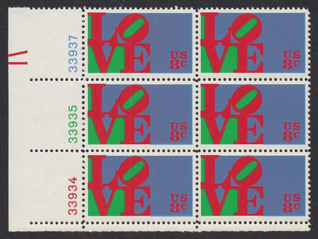 # 1475 (1973) Love - PB, LL #33937, MNH