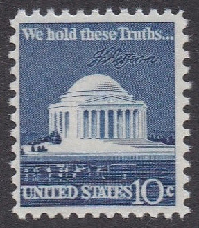 # 1510 (1973) Jefferson Memorial - Sgl, MNH