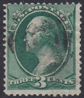 # 158 (1873) Washington - Sgl, Used, VG