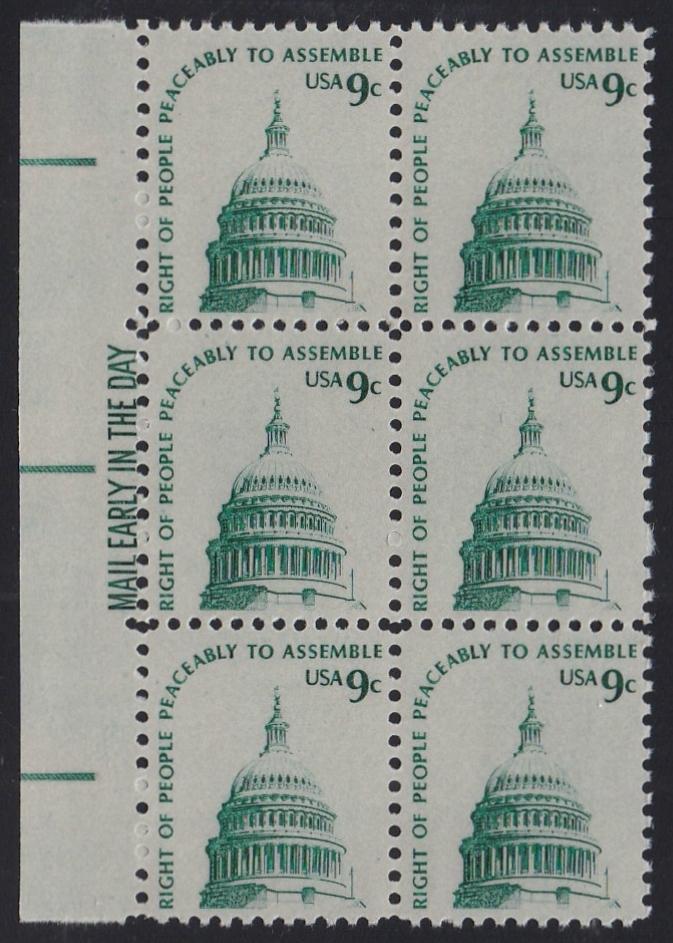 # 1591 (1975) Capitol Dome, SG, GP - ME BK/6, L, MNH