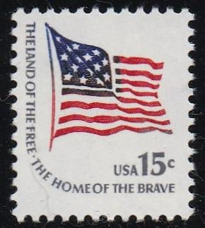 # 1597 (1978) Flag, SG, WP, LB Tag - Sgl, MNH