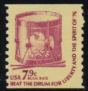 # 1615 (1976) Drum, SG, YP, OA Tag - Coil sgl, MNH