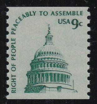 # 1616 (1976) Capitol Dome, SG, GP, OA Tag - Coil sgl, MNH