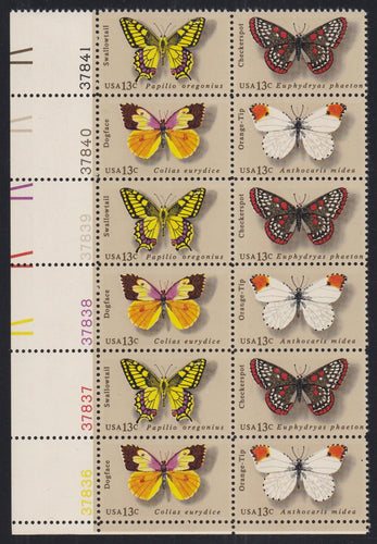 # 1712-15 (1977) Butterflies - PB, LL #37841, MNH