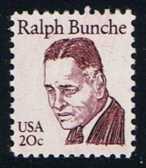 # 1860 (1982) Bunche, OA tag - Sgl, MNH