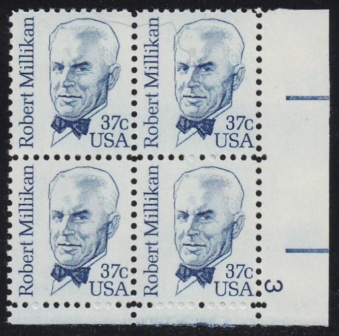 # 1866 Millikan, OA tag - PB, LR #3, MNH