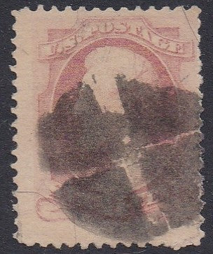 # 186 (1879) Lincoln - Sgl, Used, F