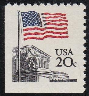 # 1896 (1981) Flag over Supreme Court, SB - Bklt sgl, MNH