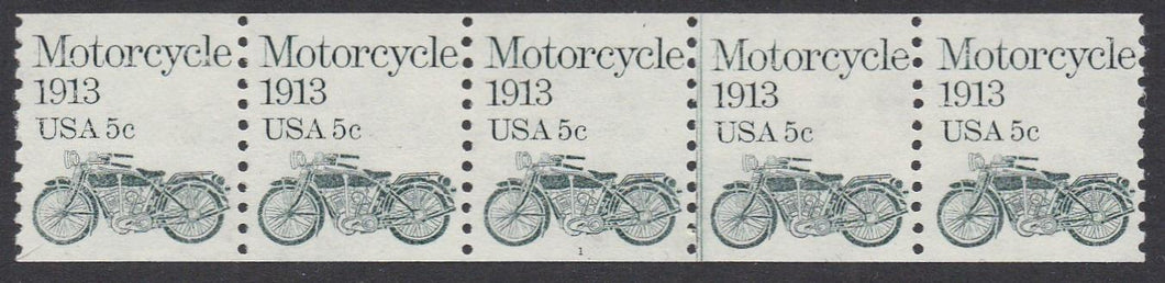 # 1899 (1983) 1913 Motorcycle - PS/5, #1, FVF MNH