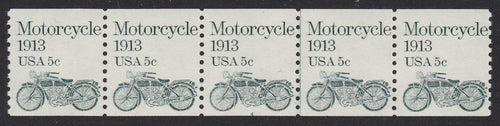 # 1899 (1983) 1913 Motorcycle - PS/5, #4, FVF MNH