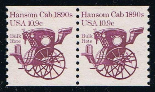 # 1904 (1982) 1890's Hansom Cab - Coil pr, MNH