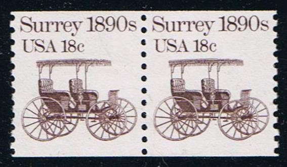 # 1907 (1981) 1890's Surrey - Coil pr, MNH